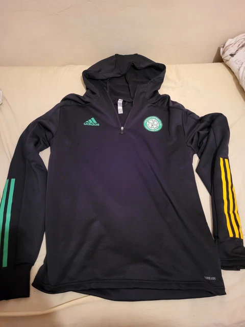 Celtic Hoodie Black/green/orange Large Mens