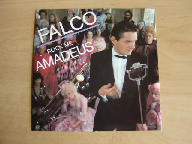 Falco: Rock Me Amadeus 7": 1984 UK Release: Bildhülle