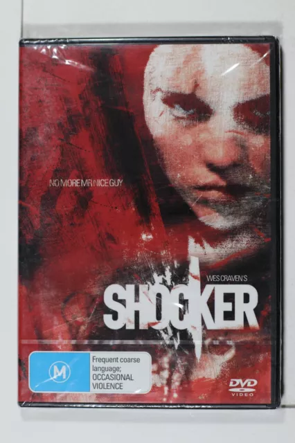 Shocker  (DVD, 1989) Wes Cravens Horror  Region 4 New Sealed Sent Tracked