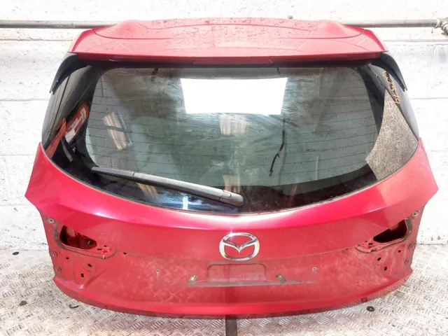 Mazda 3 Mk3 2015 Hatchback Rear Tailgate Boot Lid In Red