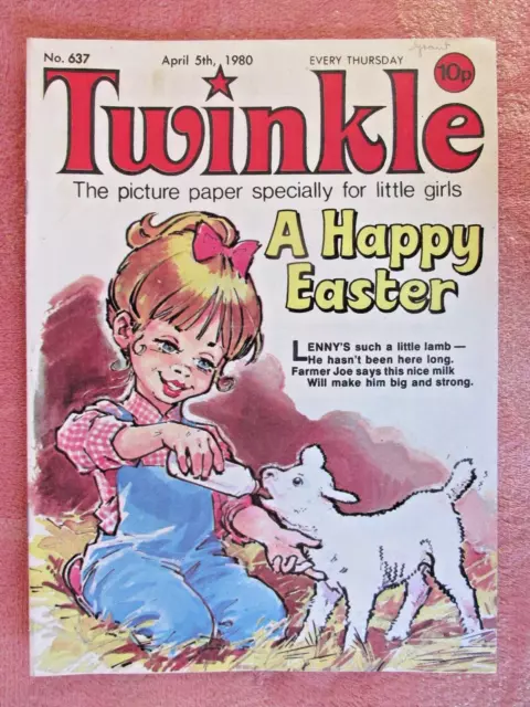 TWINKLE COMIC.   EASTER ISSUE!   NO.637.   APRIL 5th,  1980.