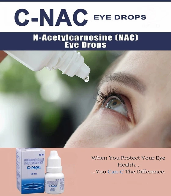 CNAC EYE DROPS Cure Cataract Carnosine NAC BrightC Clarity