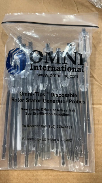 OMNI 32750H Tip Plastic Homogenizing Probe 7 x 110mm