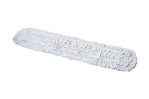 Tidy Tools Commercial Dust Mop Head – 60 x 5 in. Cotton Reusable Mop Head – I...