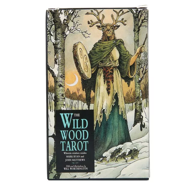 Set Cards Wild Wood Tarot Cards Beginner Deck Vintage Fortune Tellin RA FR G1