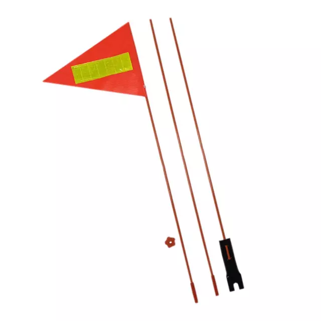 1 ENSEMBLE DE drapeau de sécurité du vélo avec support de support de  montage à EUR 10,78 - PicClick FR