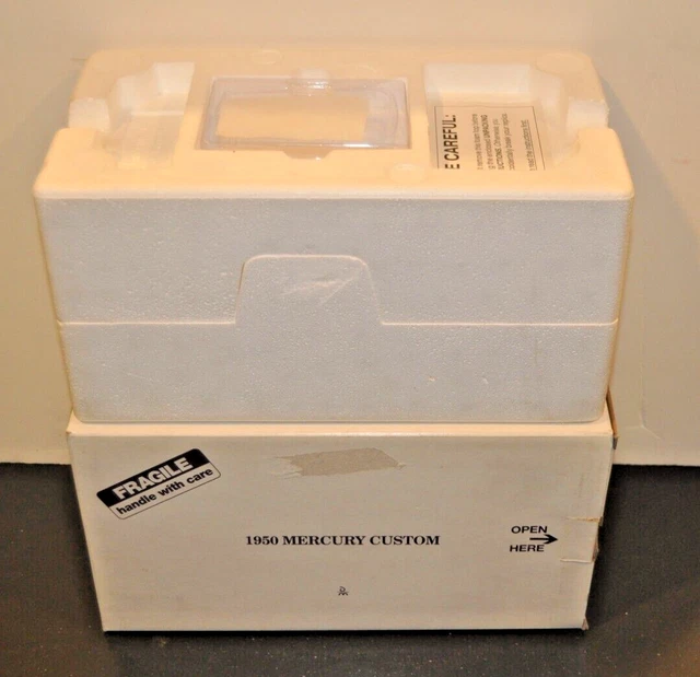 EMPTY BOX & Styrofoam Only Danbury Mint 1950 Mercury Custom Diecast 1