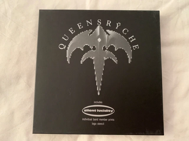 QUEENSRYCHE Silent Lucidity 7” Vinyl Box Set with Prints and Stencil MINT