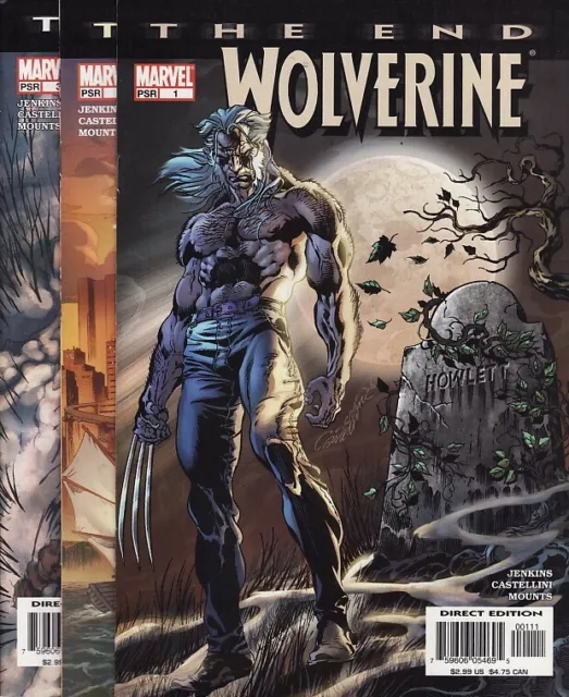 WOLVERINE: THE END #1,2,3,4,5,6 Marvel Comics Uncanny X-Men Paul Jenkins Origin
