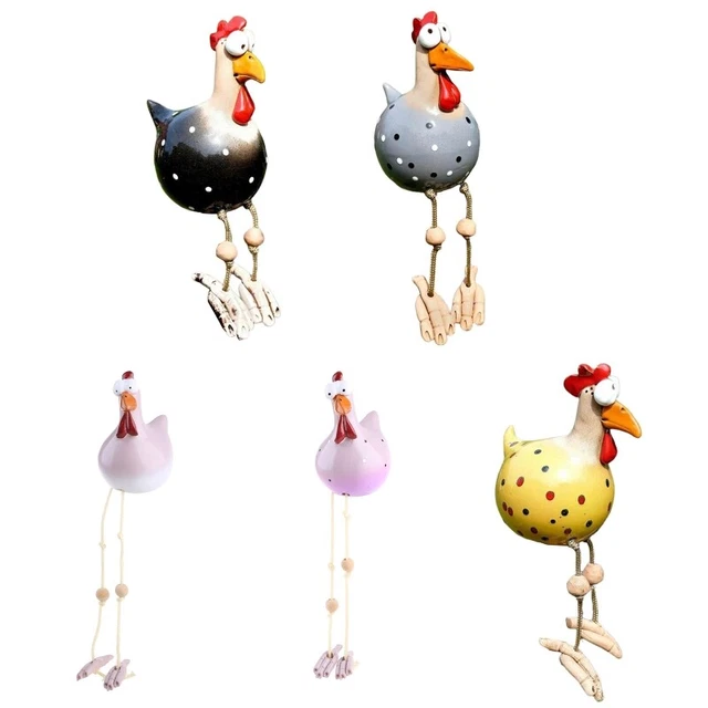 Statue Resin Big Eye Chicken  Feet Long Foot Pendant Ornament