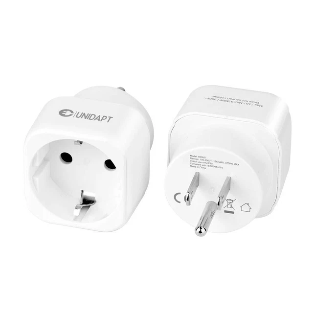 Kit 2 Adaptateurs De Filetage Pour Poteaux : Euro Vers USA Et USA Vers Euro - Métal - Neuf