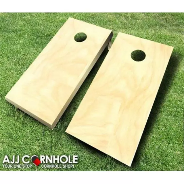 AJJCornhole 101 Plain Cornhole Set with Bags - 8 x 24 x 48 in.