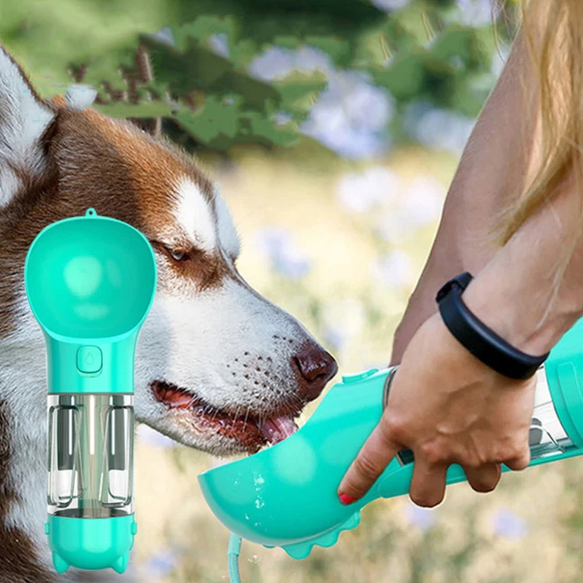 1 pz tazza da bere multiuso per animali domestici tazza da cane da acqua portatile tazza per animali domestici (blu cielo)