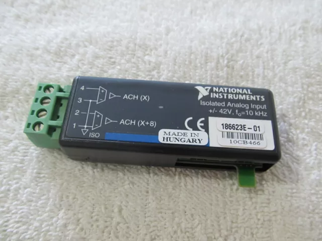 National Instruments SCC-AI01 2-Channel Isolated Analog Input 42V, 10 kHz