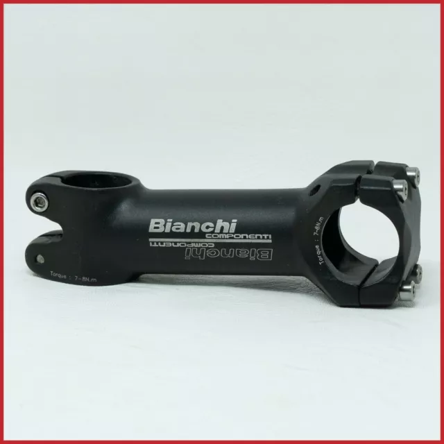 NOS BIANCHI COMPONENTI STEM THREADLESS 110mm 1+1/8 31.8 ROAD RACING AHEAD NEW