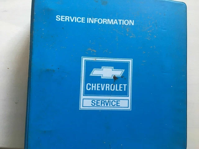 1983 Chevrolet Service Light Repair Manual OEM Factory Dealership Workshop - BB5