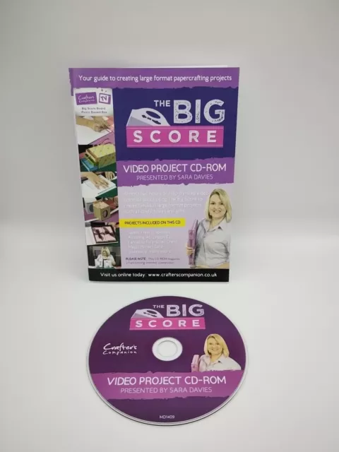 CRAFTER'S COMPANION THE Big Score Video Project PC CD Papercrafting ...