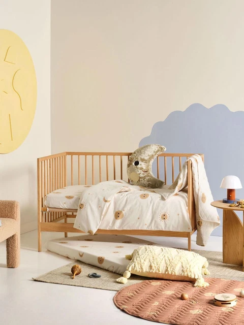 Linen House Kids Happy Cosmos Cot Quilt Cover