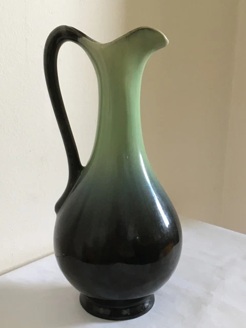 VINTAGE Westdeutsche Keramik griechischer Stil grün DEKOKRUG / KRUGVASE
