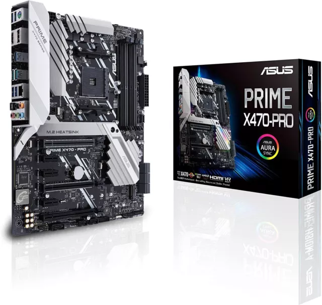 COMBO ASUS Prime X470-Pro Mainboard + AMD CPU Ryzen 2600x OHNE RAM