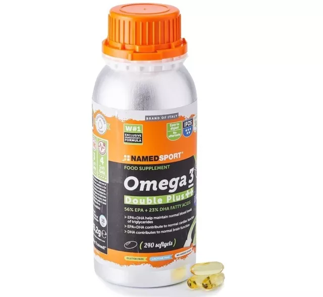 Named Sport Omega 3 Double Plus ++ 240 Perle Certif Ifos 5 Stelle SCADE 05-26