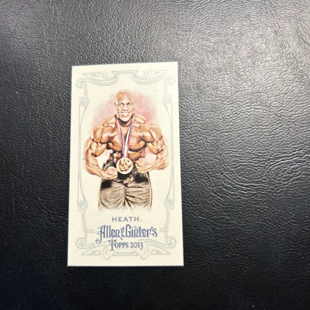 B39a Allen And GINTEr 2013 Mini Topps #85 Phil Heath Mr. Olympia