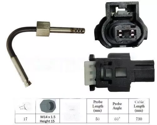 Intermotor Abgas Temperatursensor 27090 Ersatz A0071539128,EXT100