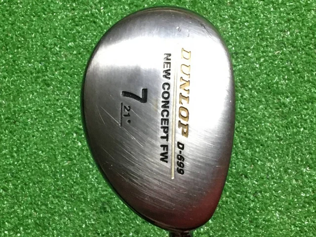 Hf-147 Second Hand  Dunlop D-699 Fairway Wood 7W Genuine Carbon Flex
