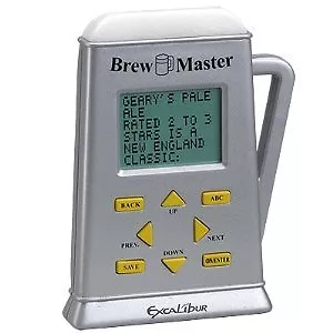 Brew Master Electronic Ratings & Reviews Excalibur Handheld Beer Jokes Games Tip