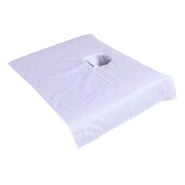 10x coperture tavolo massaggi spa cotone, letto beauty con asciugamano foro viso