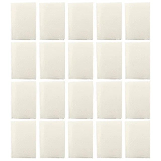 100 piezas Almohadilla Pipí de Hámster Fiel Plantillas Absorbentes De Un Uso Blanco