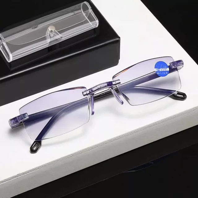 Gafas De Lectura Lente Ajuste Automático Inteligente Atenuación Espejo Antiazul