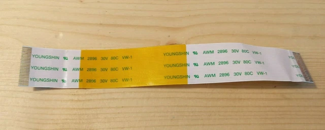 Nappe 12 Pins JI-HAW AWM E118077 – 115 Mm X 6,5 Mm – Pour Câblage Universel