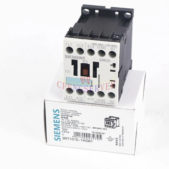 One New SIEMENS 3RT1015-1AG61 Contactor