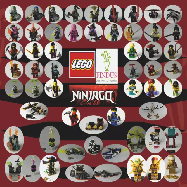 Lego® Ninjago™ Legacy - Lloyd -Kai - Zane - Jay - Figuren und Teile zur Auswahl