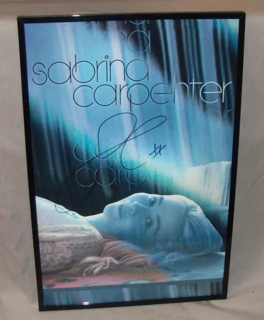 (VIP Only) SABRINA CARPENTER Lenticular 3D TOUR POSTER SIGNED! Disney Girl World