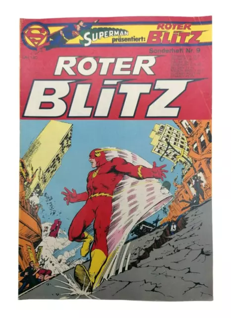 Roter Blitz Ehapa Nr 9 1976 Sonderheft Flash Comic DC Fahrplan zur Hölle