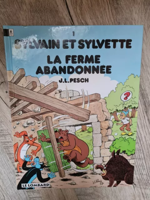 bd Sylvain et Sylvette  N°1 La ferme  abandonnée  - 1996 - j.l.Pesch