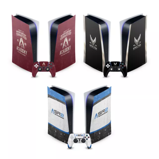 Mass Effect 3 Badges And Logos Vinyl Skin For Sony Ps5 Digital Edition Bundle