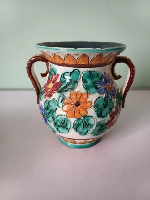 Vase en Céramique de Cerart Monaco hauteur 12 cm, vintage 