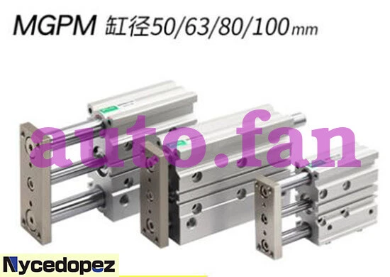 MGPM80 Series Triple-axis/rod High-thrust Guiding Cylinder MGPM80-25Z To 80-400Z