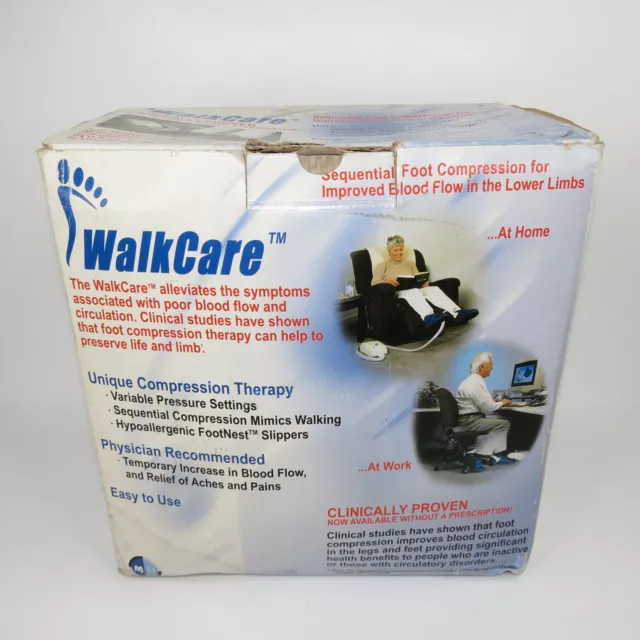 Medical Dynamics WalkCare Sequential Foot Compression Device Sz 38-39 W 6.5-8.