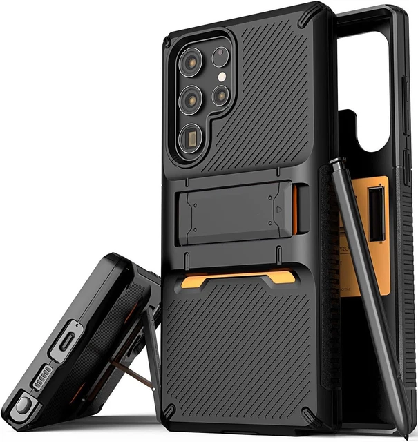 For Samsung Galaxy  22 Ultra Case Military Grade Protection Cover Rugged Black