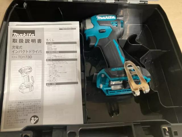 Makita TD173DZ Atornillador de impacto azul 18V 1/4" herramienta sin...