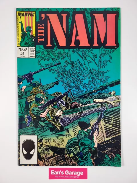 The Nam #12 Marvel comics November 1987 Newsstand edition - Near Mint range