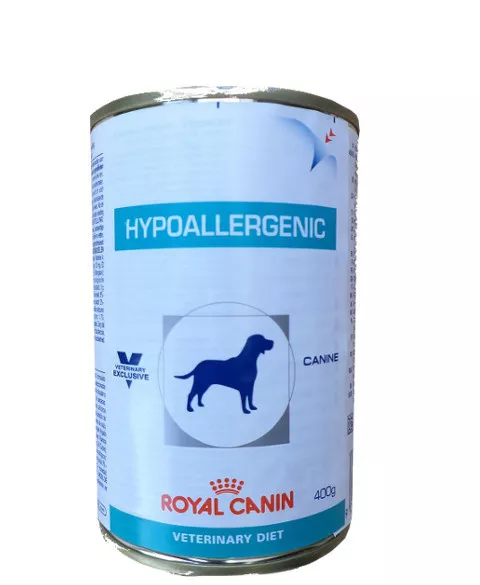 24x400g Royal Canin Hypoallergenic Veterinary Diet Nassfutter Hundefutter Dose