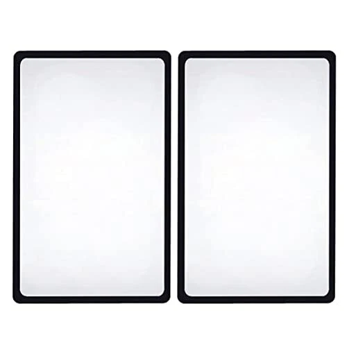 2 Pièces Loupes de Lecture de Pleine Page Grossissement pour Lire, Pleine Page L
