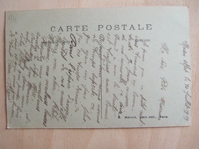 Cpa Houses Alfort (94) La Grande Rue. Animee. 2