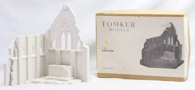 Tomker Models T14 - Church Ruin - Diorama 35/54mm Scale - Plaster