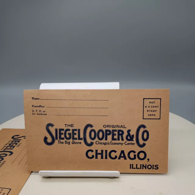 Vintage Siegal Cooper &CO Department Store  Mailing Envelopes Chicago Illinois 2